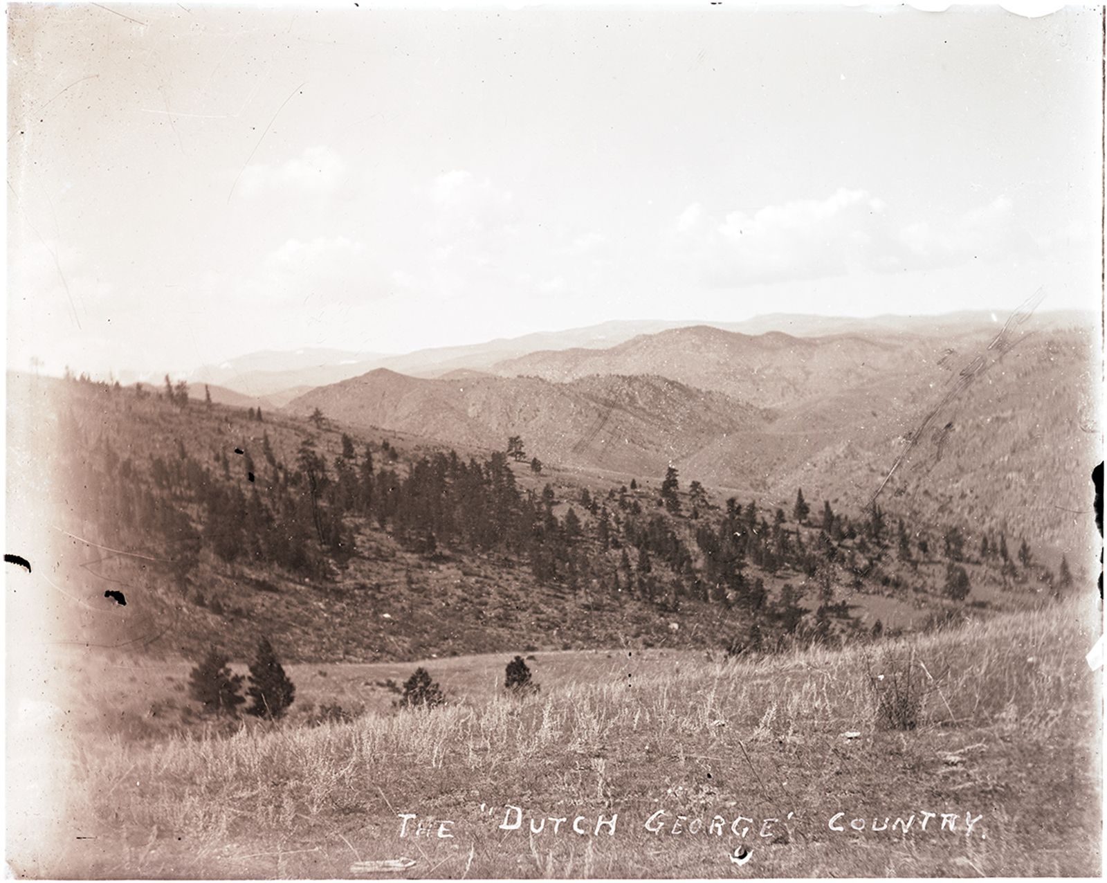 A photograph, 1903. The 'Dutch George' Country (Poudre River seepage trip).