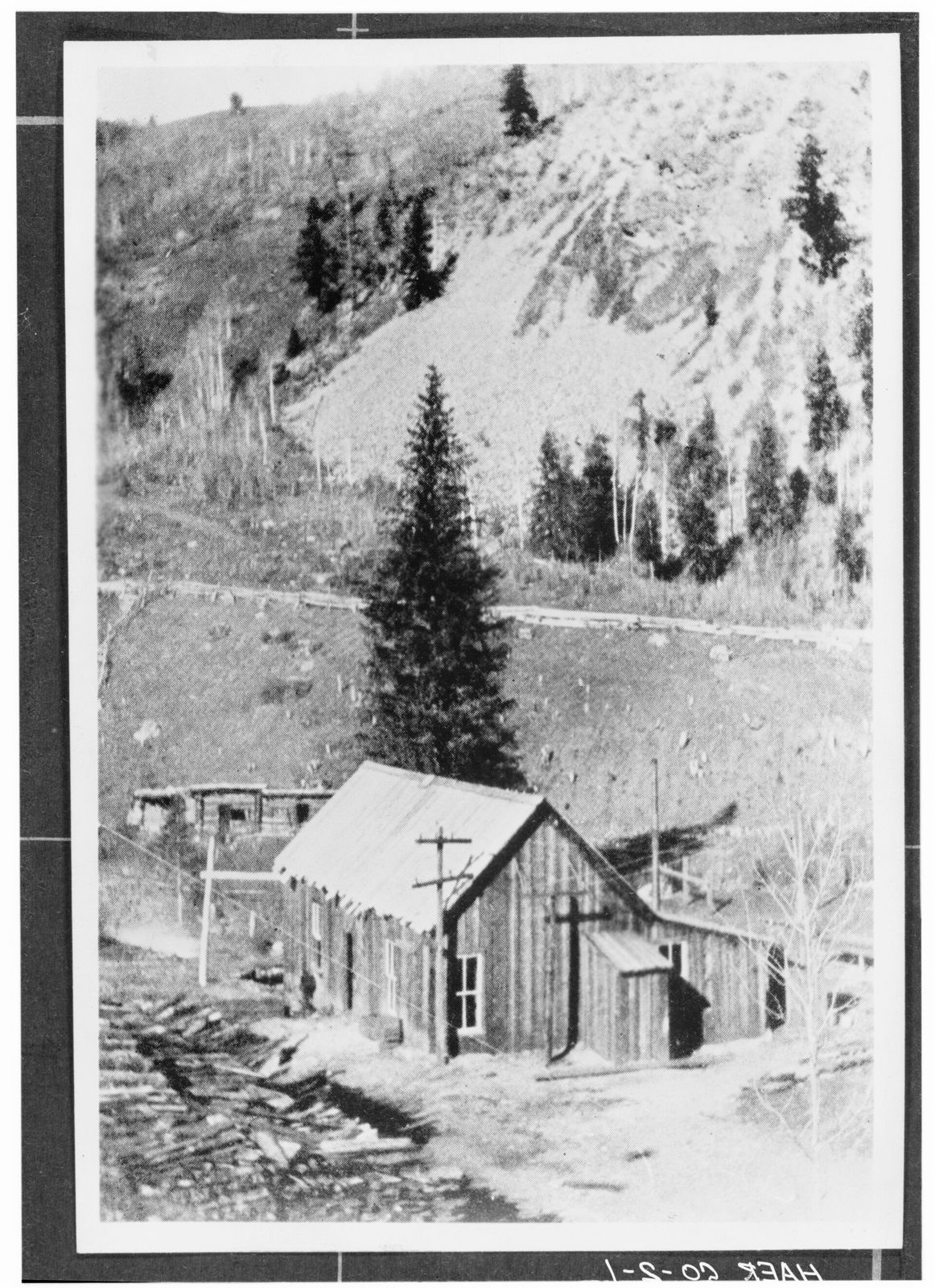 C. 1894 view of the original 1891 ames power house.