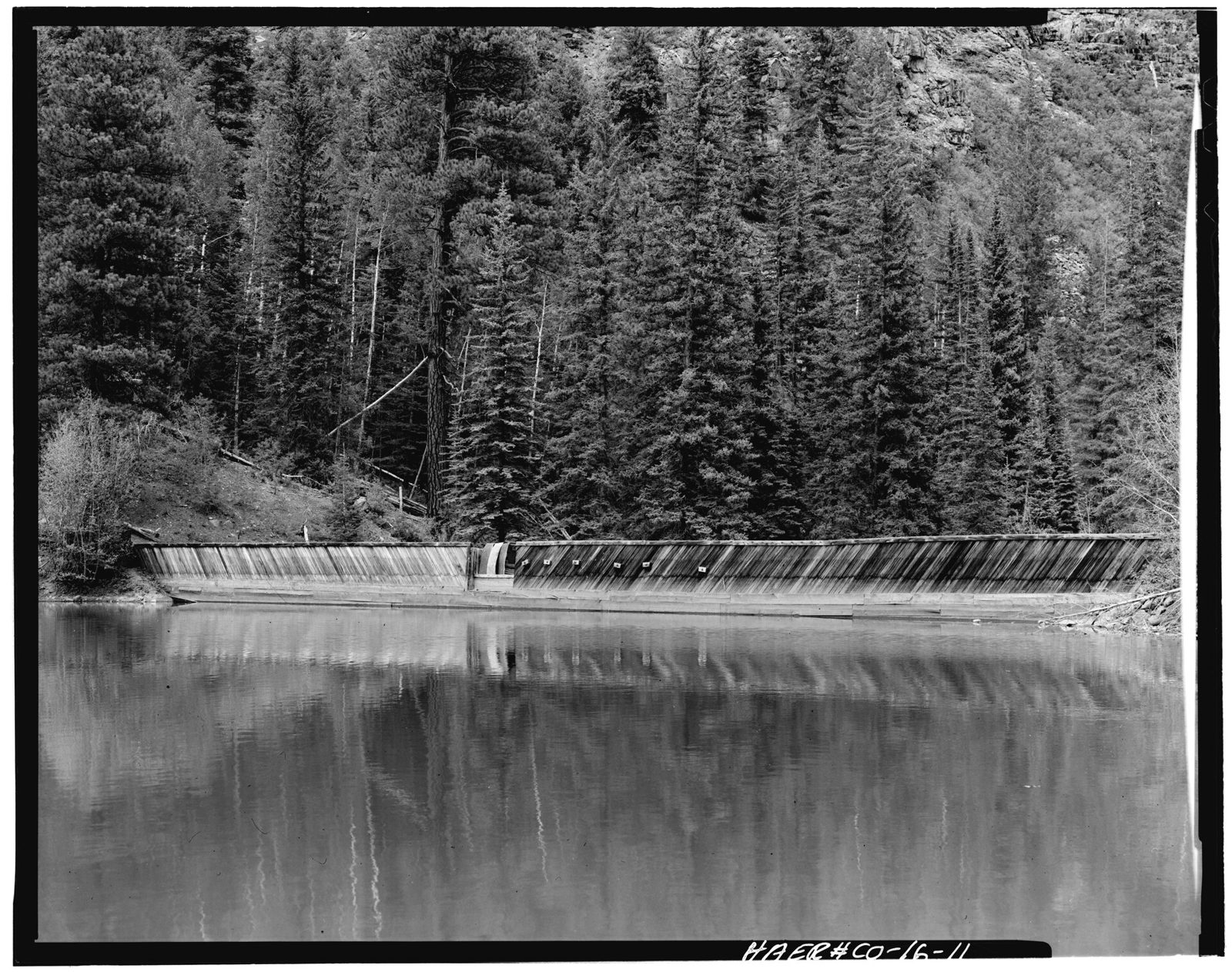 Frontal view- upstream face of dam-1980.
