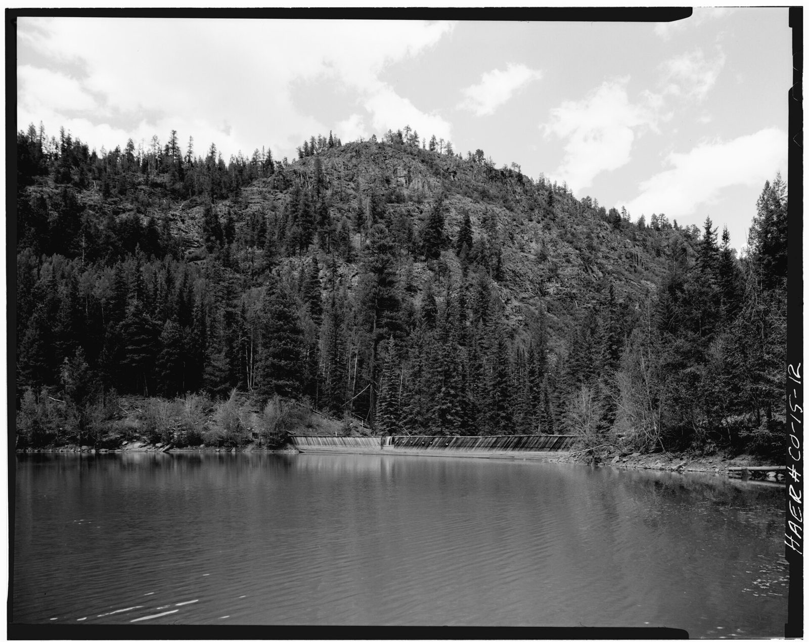 Frontal view- upstream face of dam-1980.
