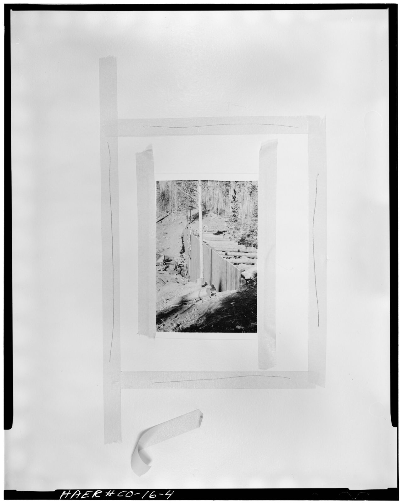 View during construction.