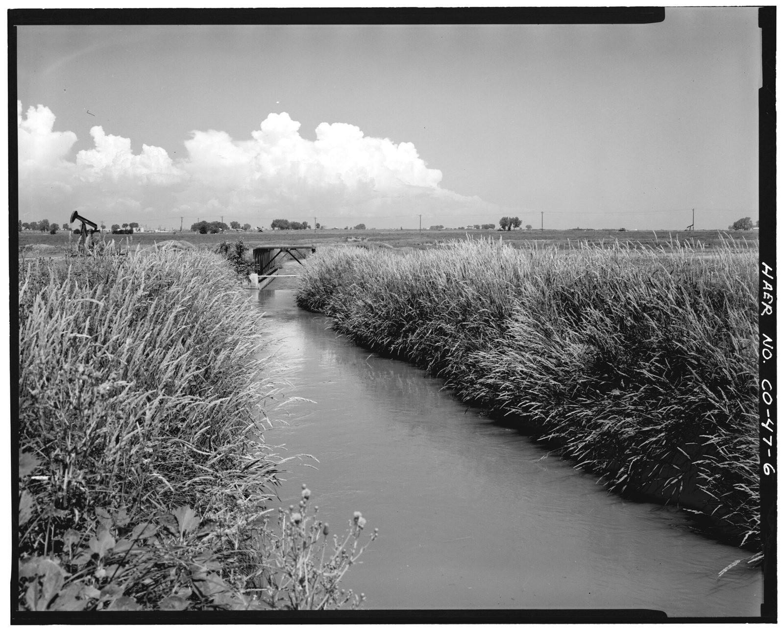 Brantner Ditch flume over big dry creek.