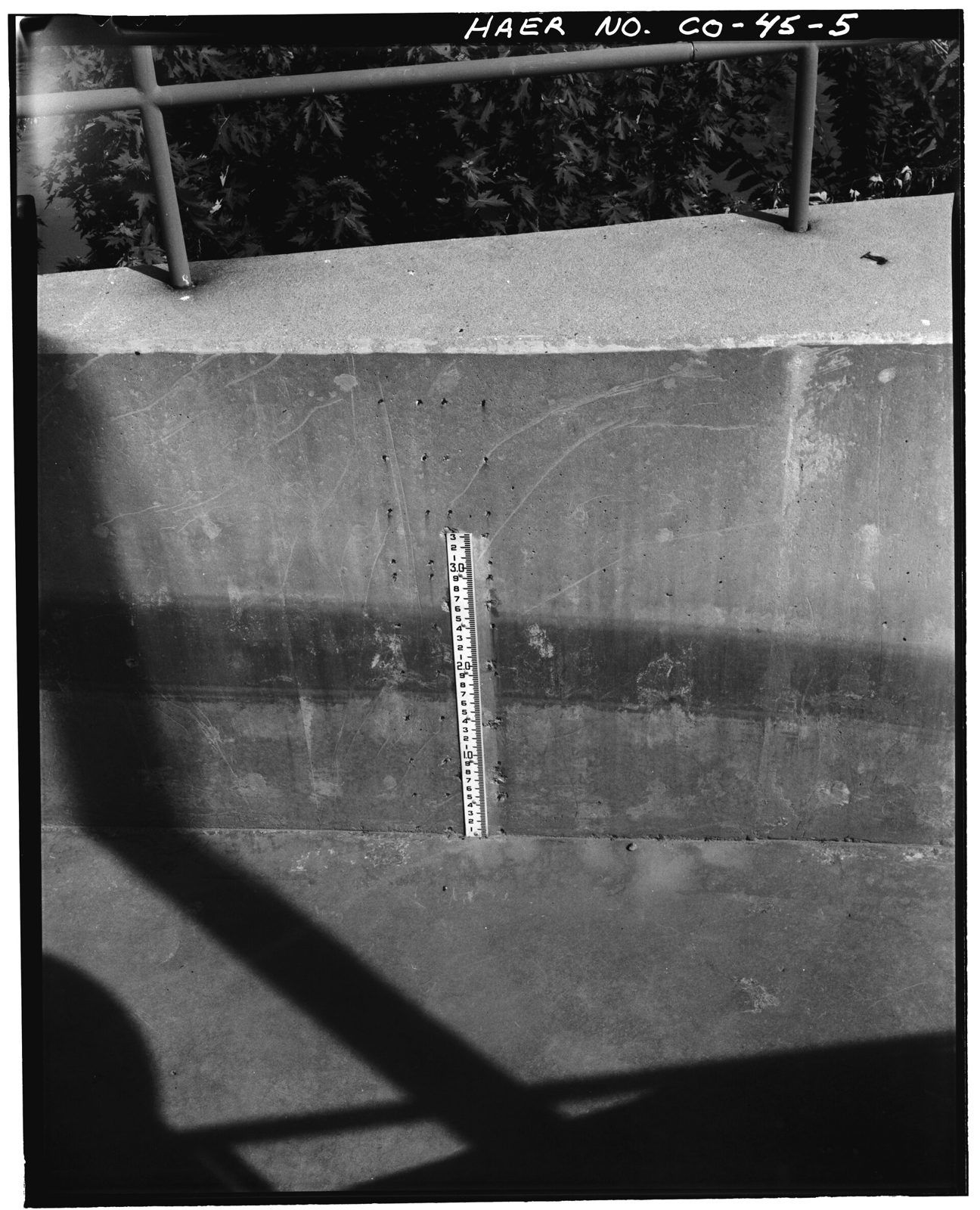Burlington Ditch-Denver water department measuring device Located a short distance upstream from the Sand Creek siphon.