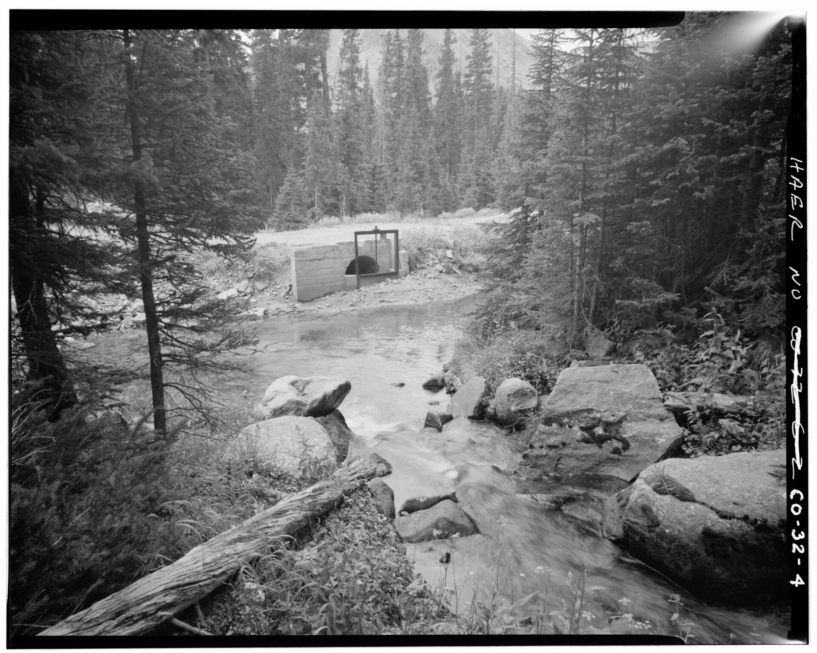 Grand Ditch, with headgate and inlet.