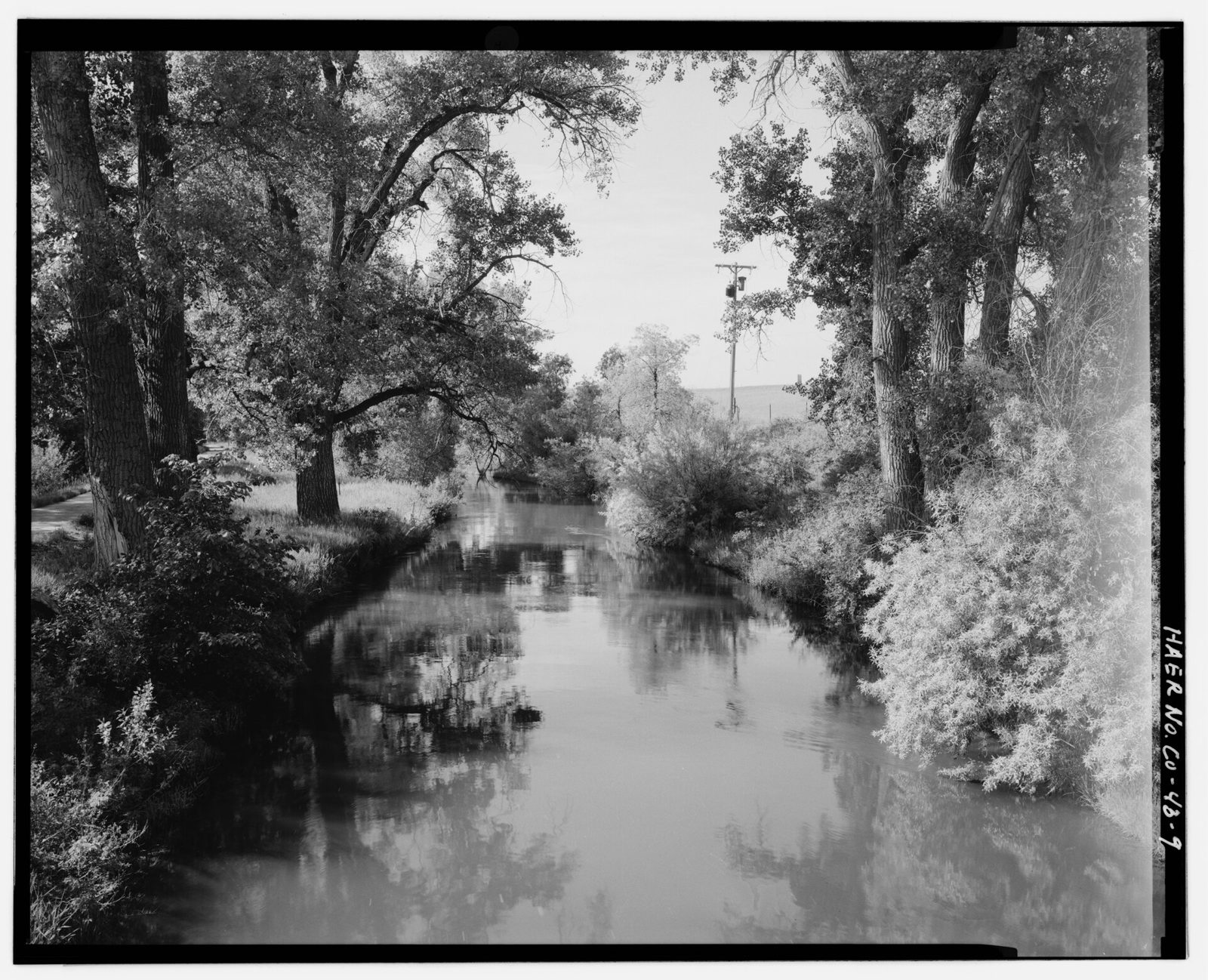 Typical section of canal. View to southwest.