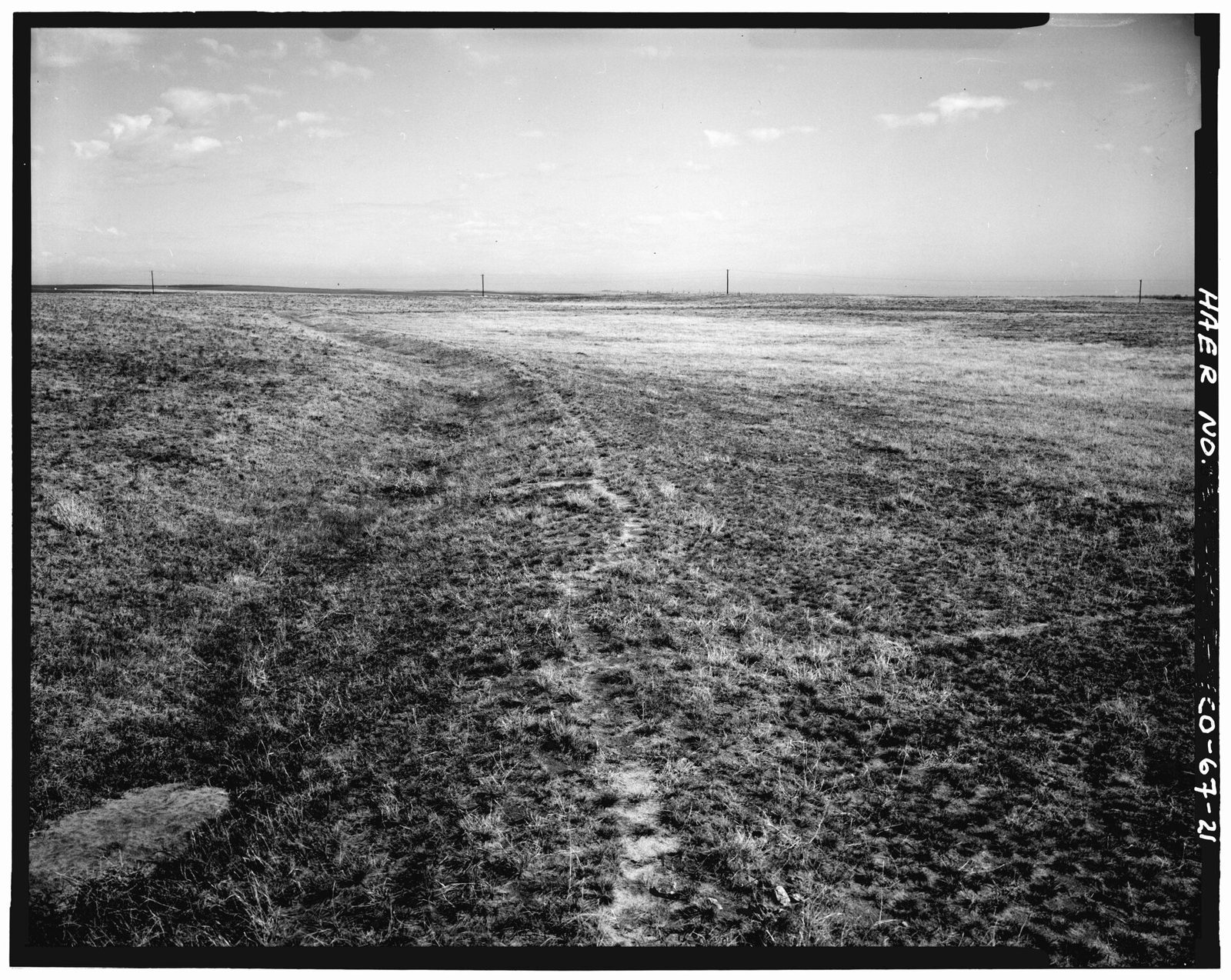 View of lateral G, looking north from bend at middle of lateral.