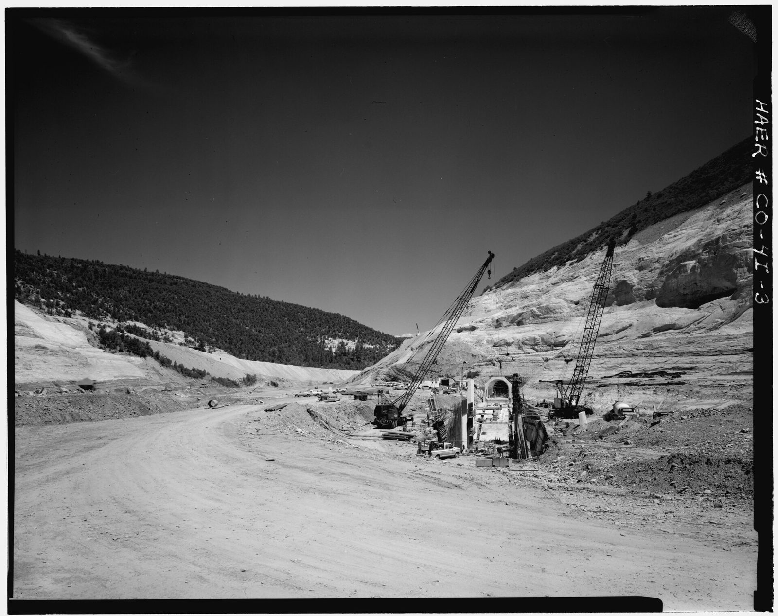 View towards east at Montezuma Valley Irrigation Company System.