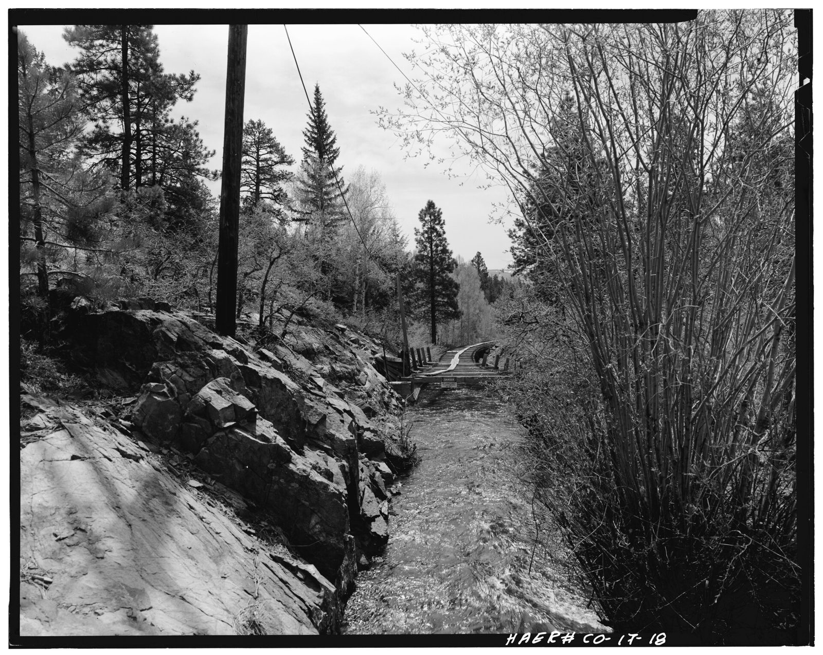 Frontal view; Flume intake-1980.